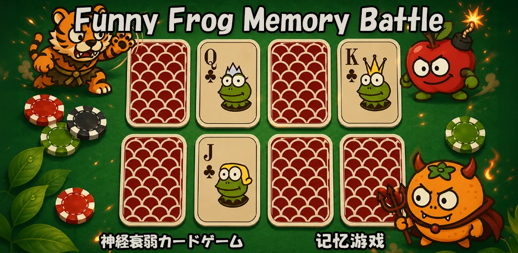 Funny Frog Memory Battle