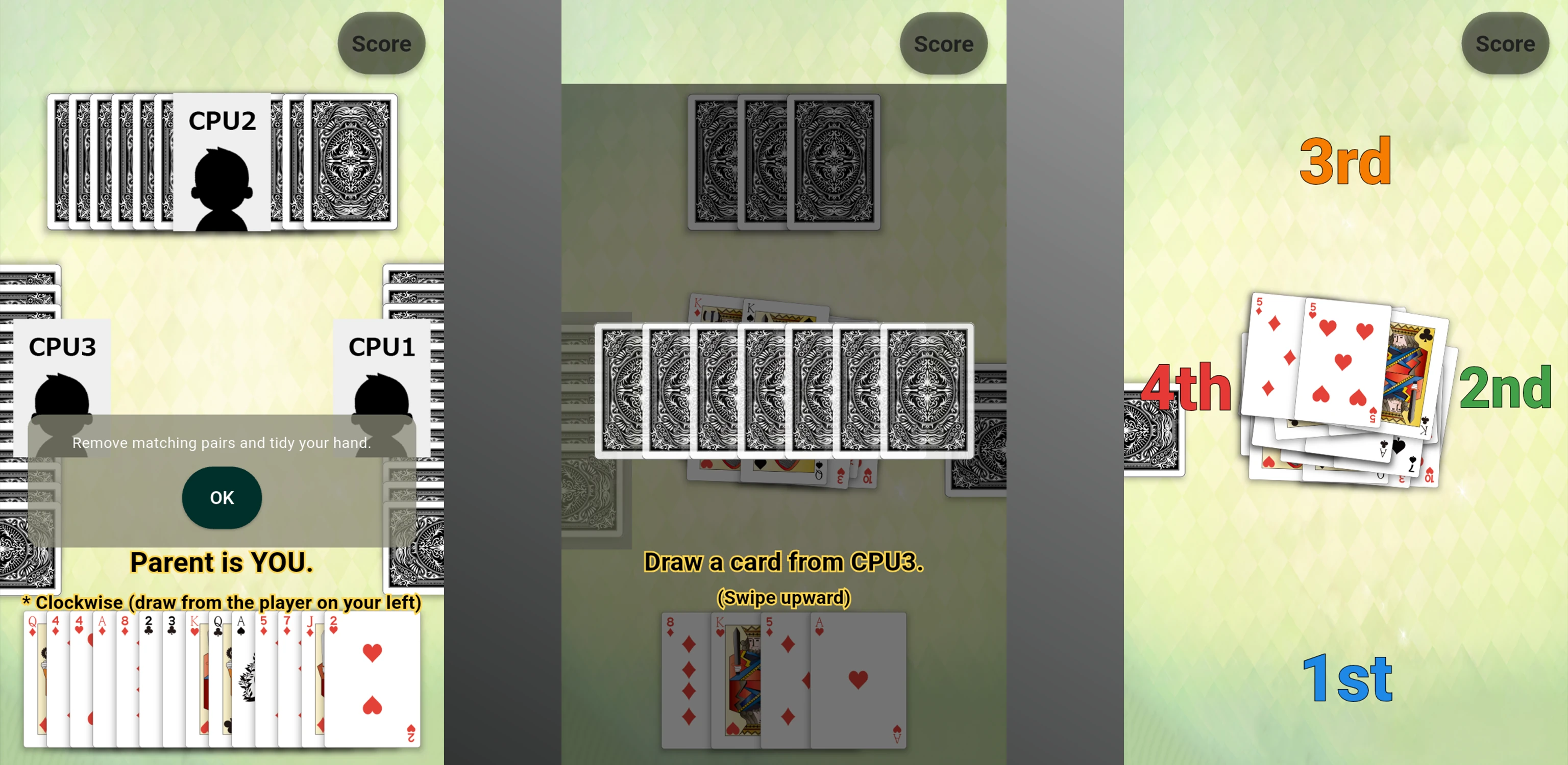 Simple Old Maid screenshot 3