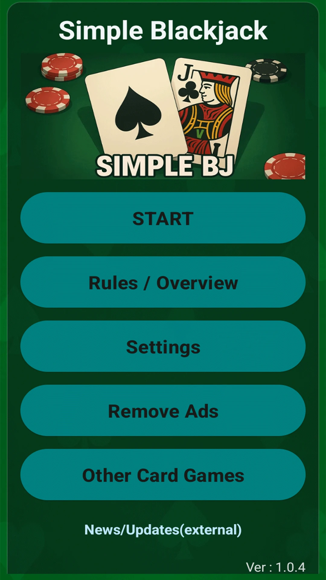 Simple Blackjack screenshot 5
